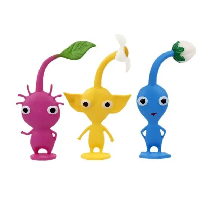 Yiran toy 1 Pikmin Captain Olimar Actionfigur PVC 6-12-teiliges Set - Bild 2