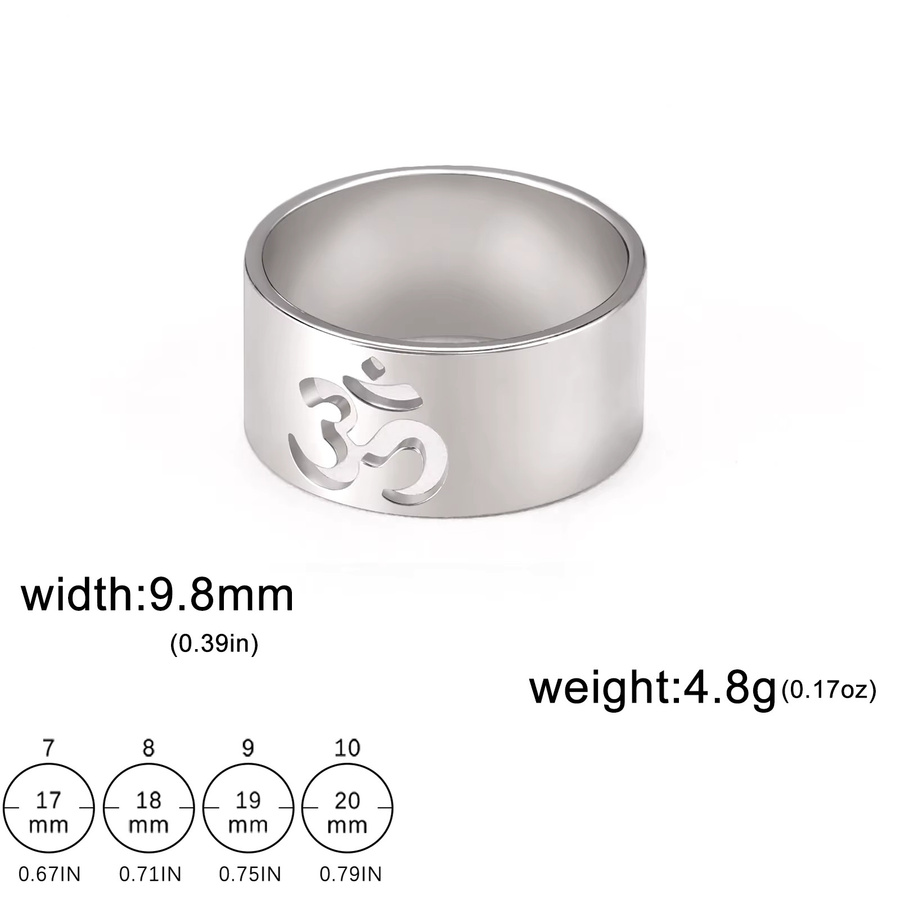 LIKGREAT Ring, Edelstahl, Silber, Damen - Bild 3