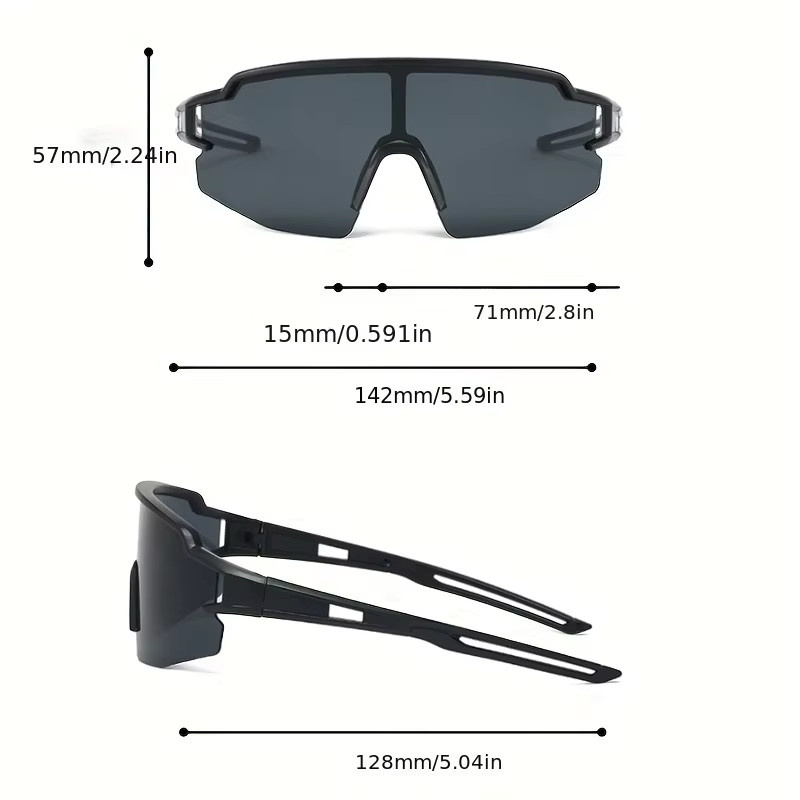 Hindfield Brille, Unisex, black, Kunststoff - Bild 2