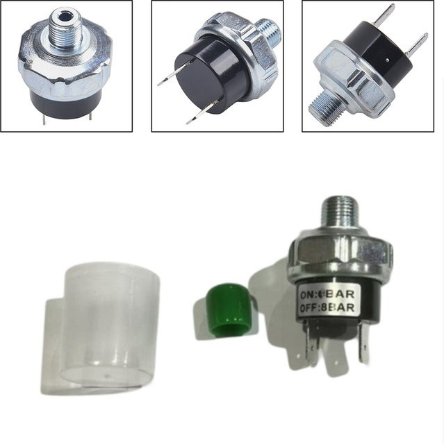 LEENKEA Luftkompressordruckschalter mit 1/4 NPT und 1/8 NPT Gewinde zur Regulierung von Kompressor- und Tankdruck - Bild 1