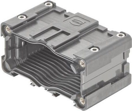HARTING Tüllengehäuse 09 14 000 8013 09140008013 in Schwarz aus Kunststoff - Bild 1