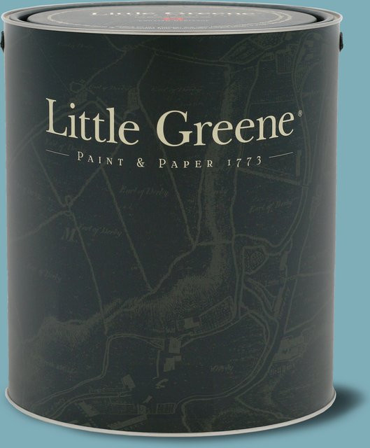 Little Greene Absolute Matt Emulsion Archive Colour Polar Blue 121 Wasserbasierte Dispersionsfarbe 10 l - Bild 1