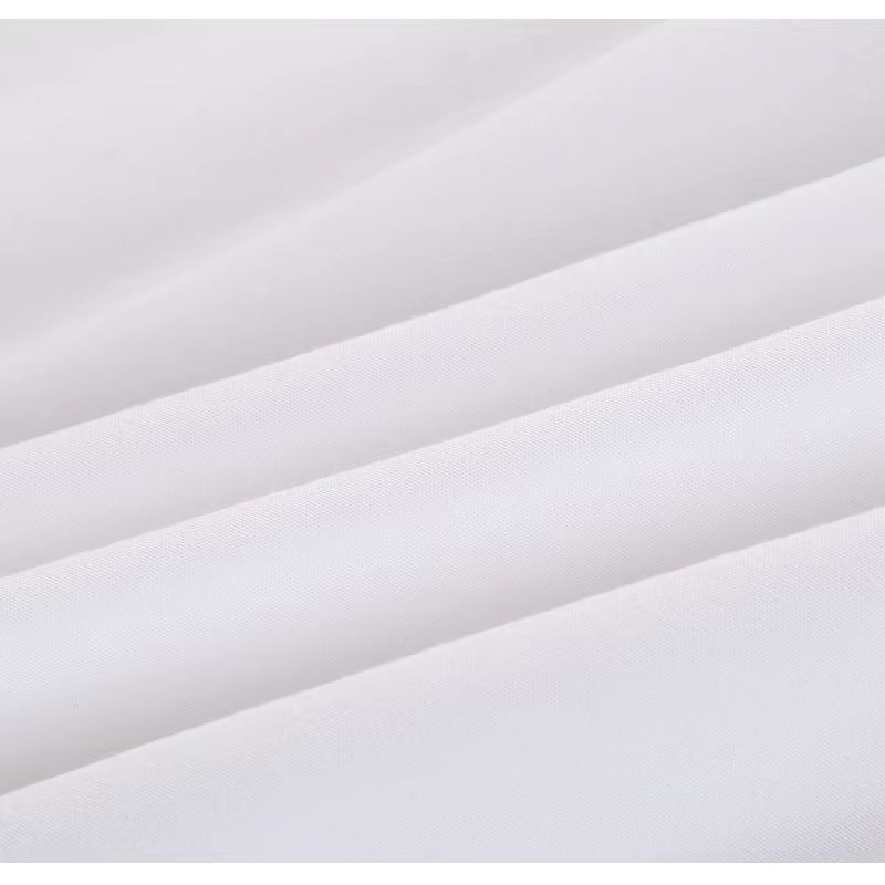 Spannbettlaken GGGGGGO HOME in Weiß mit Gummiband, B/T/H: 160 x 200 x 25 cm - Bild 3