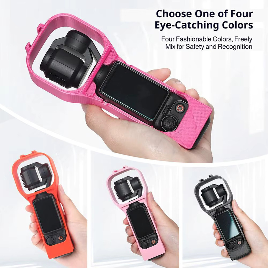 DJI Osmo Pocket 3 Speed Kamera-Gehäuse in Pink mit Bildschirm und Mikrofon - Bild 3