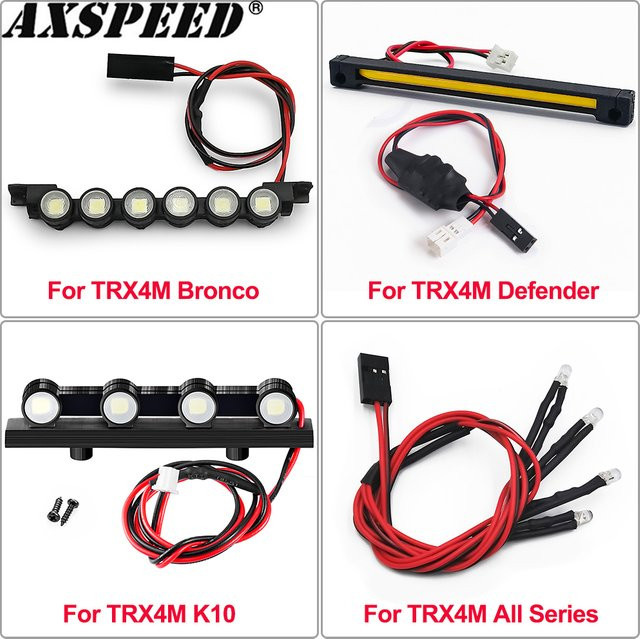 Axspeed Dach Licht LED, Zubehör, Kunststoff, Schwarz - Bild 1