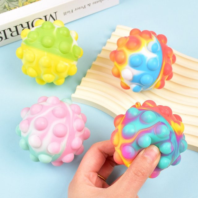 GSF Push Pop Bubble Fidget, 3D-Stressbälle, Sensorisches Spielzeug - Bild 1