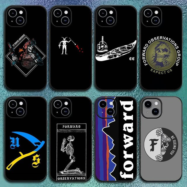 Forward Observations Group Softshell Handyhülle für Apple iPhone 12 bis 16 Pro Max Plus in Schwarz - Bild 1