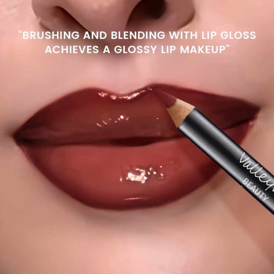 Lipgloss, Lippenöl und Lipliner Set, glänzend, 4-teilig - Bild 2