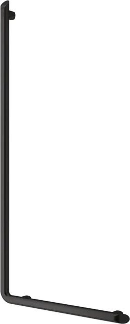 Delabie Handlauf Be-Line L-Form in Aluminium matt schwarz Höhe: 113 cm - Bild 1