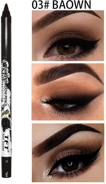 TFT Pearl Eyeshadow Pencil Color Eyeliner, 03# BAOWN, wasserfest - Bild 1