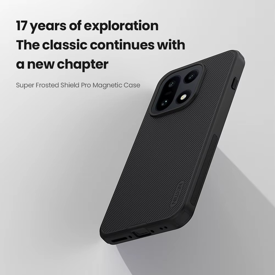 NILLKIN Schutzhülle für OnePlus 15, magnetisch und mattiert, Schwarz - Bild 2