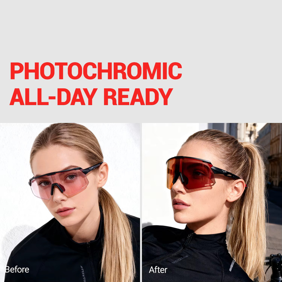 PUTON Sportsonnenbrille, Herren, Vollrand, Kunststoff - Bild 3