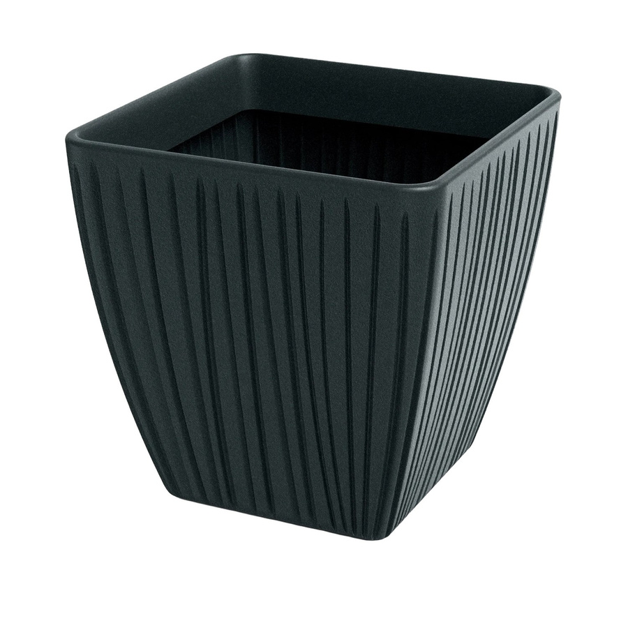 Prosperplast Blumentopf Fero Square in Charcoal, B/T/H: 48 x 48 x 48 cm - Bild 2