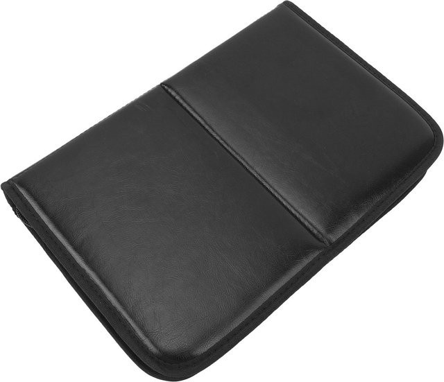 Koogeelife Make-up Pinsel Organizer Tasche, PU Leder, Grau - Bild 1
