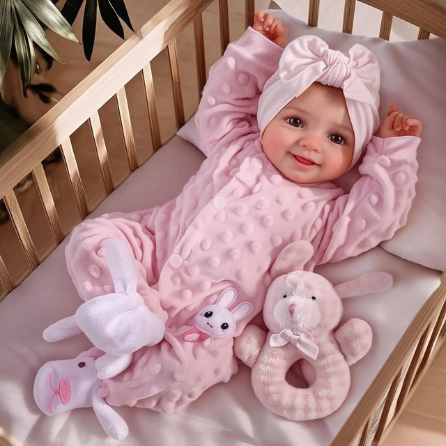 Babeside 17-Zoll-Reborn-Babypuppe Sunny, Babypuppe, ab 3 Jahre - Bild 1