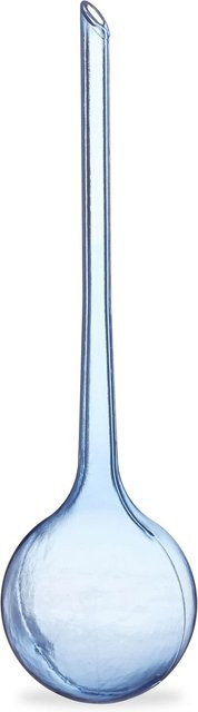 Relaxdays Bewässerungskugeln 4er Set aus PVC in Blau für Topfpflanzen, Volumen: 250 ml, Durchmesser: 8 cm, Höhe: 27 cm - Bild 1