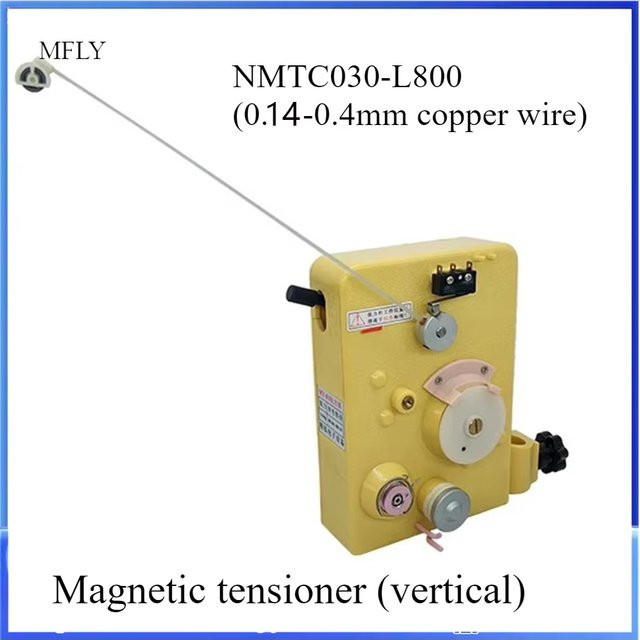XMSJ Magnetischer Wickelmaschinenspanner für vertikale Spannung, Gelb, Drahtdurchmesser 0,14–0,4 mm, 4–600 g - Bild 1