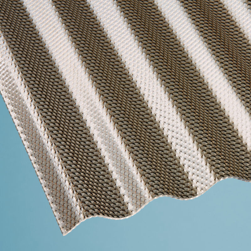 Scobalit Polycarbonat Wellplatte mit Wabenstruktur in Bronze, Breite: 104,5 cm, Dicke: 2,6 mm - Bild 1