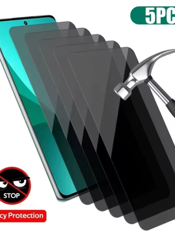5er Pack Anti-Spy Privatsphäre Schutzfolie aus Glas für Samsung Galaxy M10 M20 M30 M02S M12 M22 M32 M52 M13 M33 M04 M14 M05 M55 M35 M31S - Bild 7
