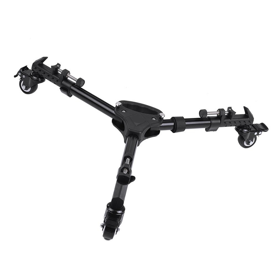 Nensit VX 600 Pro 3 Universelles faltbares Kamerastativ mit Riemenscheibe und Nylon-Tragetasche, Schwarz, Traglast bis 20 kg - Bild 1