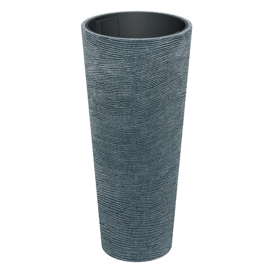 Prosperplast Blumentopf Tubra Schlank in Granit-Schwarz, Höhe: 105 cm, Durchmesser: 48 cm - Bild 2
