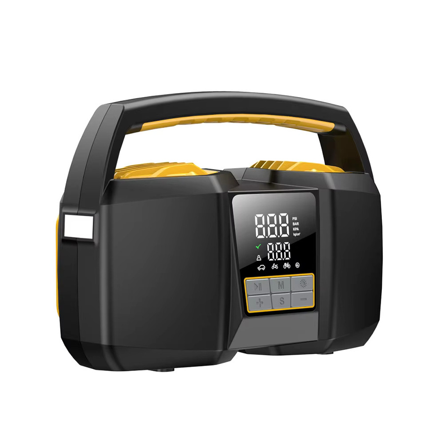 Carsun Dual 25-Zylinder 150 PSI Superschneller Inflator in Schwarz mit 12 V Zigarettenanzünder-Stromversorgung und LED-Licht für Wohnmobile, SUVs und große Reifen - Bild 6