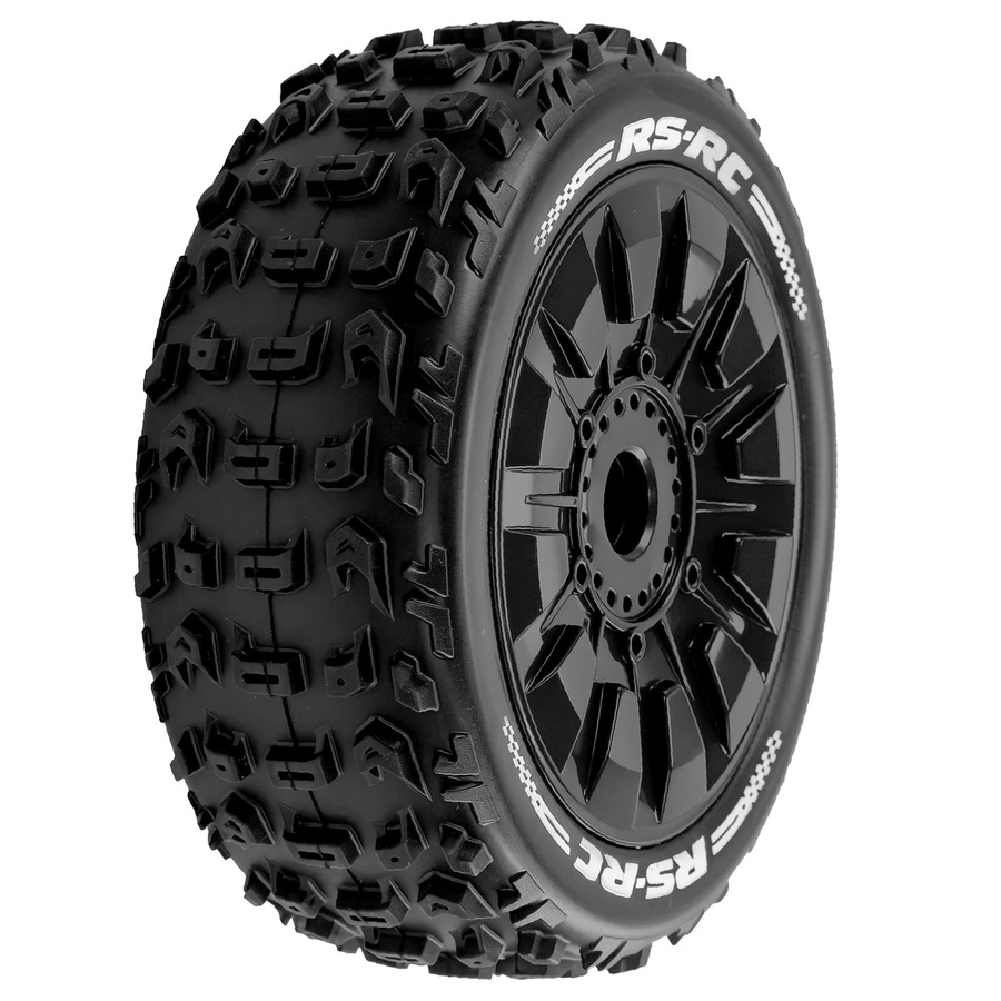 RS RC Buggy Reifen und Räder, 1:8, Schwarz, Gummi - Bild 4