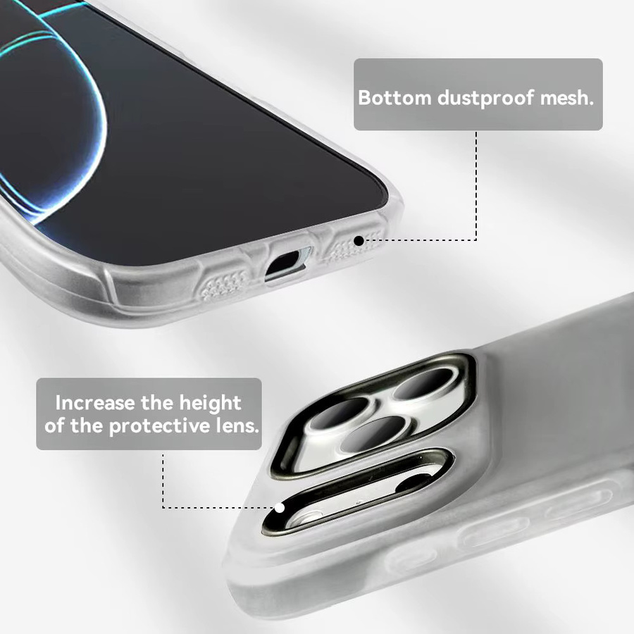 CS2 Print Stoßfeste Softcover Handyhülle für iPhone 11 bis 17 Pro Max Plus Mini in Transparent und Schwarz - Bild 2