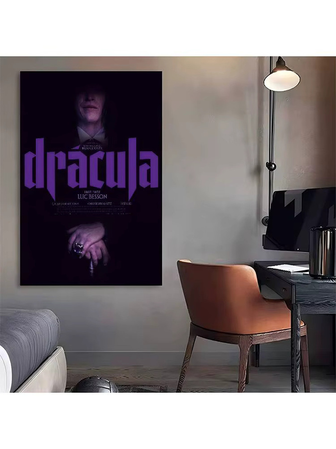 Selbstklebendes Poster Dracula A Love Tale im Vintage-Stil für deine Heimdekoration, B: 15,0 cm, H: 10,0 cm - Bild 7
