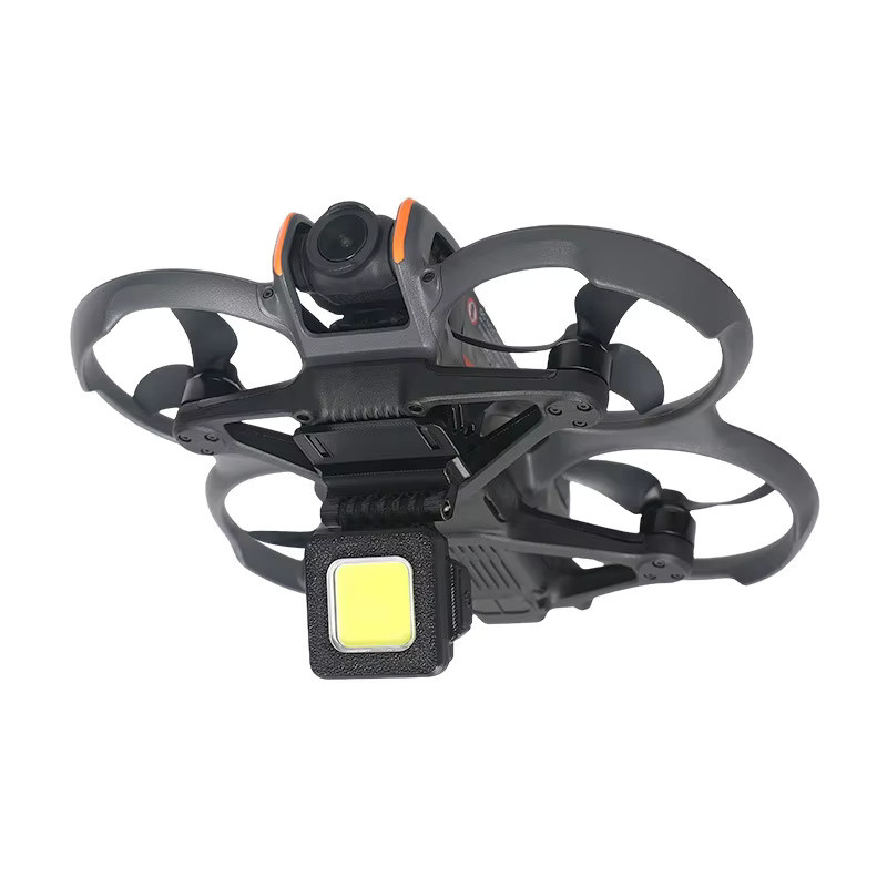 DJI AVATA 2 Nachtnavigationslicht mit 3-Modus-LED, 180 Grad einstellbar und integriertem Akku, Schwarz - Bild 3