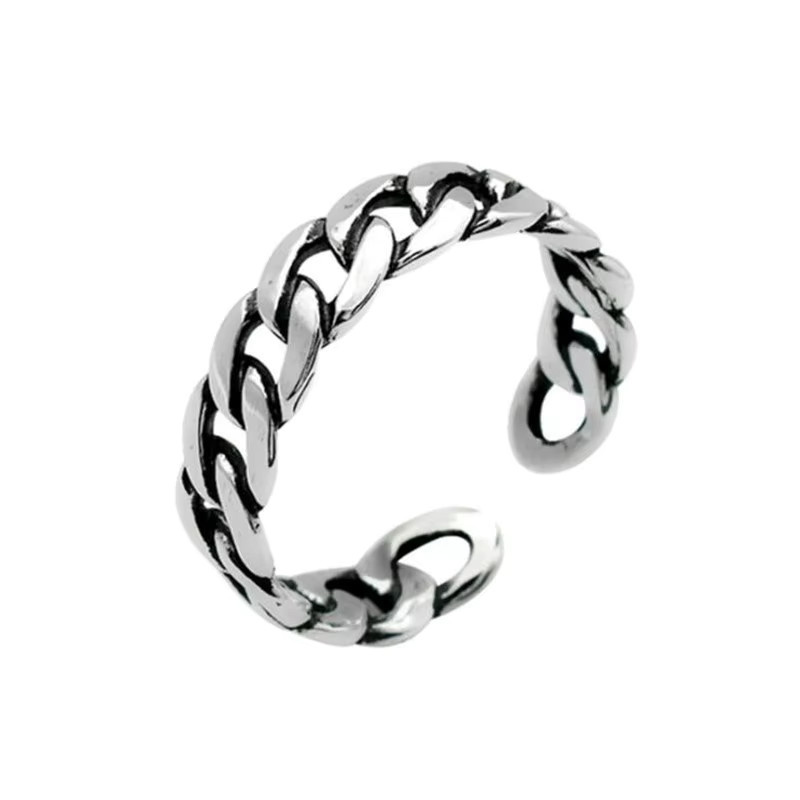 GaGa-Duck Ring, 925 Silber, Geflochten, Vintage - Bild 4