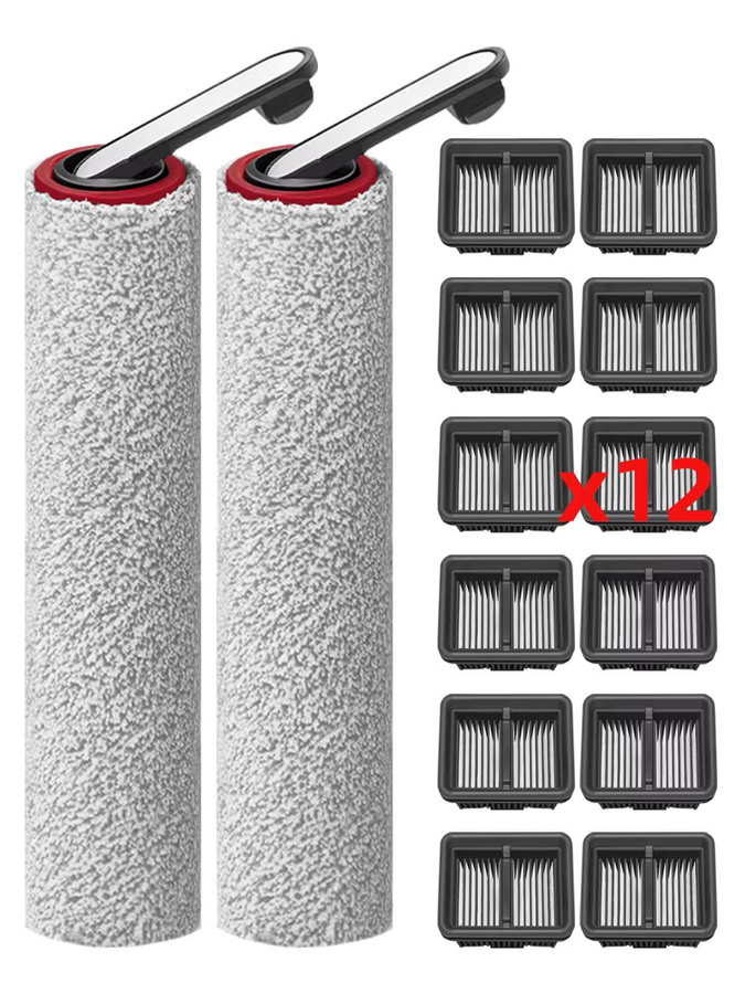 Dreame Ersatzteil-Set mit Hauptwalze und HEPA-Filter kompatibel für H12 Pro, H12 Plus, H12 Dual sowie H13 Pro Plus Mix und M13 Beta - Bild 3