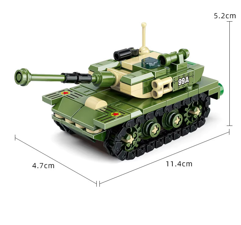 Mitty DIY-Kriegsszene schweres Panzermodell-Set, Fahrzeuge - Bild 2