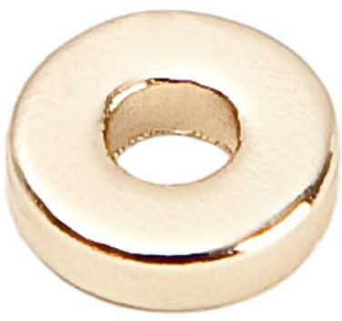 Rico Design Scheibe rund, gold, 4 mm, 40 Stück - Bild 1