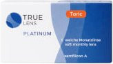 Bausch & Lomb TrueLens Platinum Monatslinsen torisch, 1 Linse - Bild 1