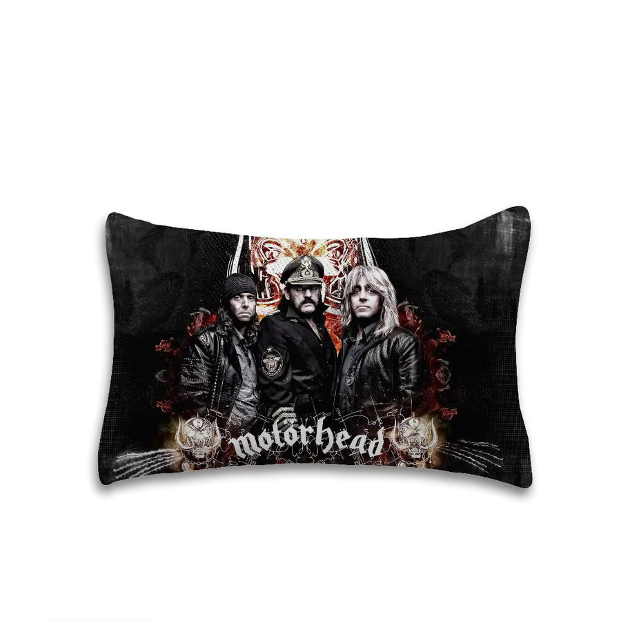 M-Motorhead Kissenbezug Heavy-Metal-Design aus Polyester in Schwarz, rechteckig - Bild 7