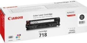 Canon Toner 718 Doppelpack Schwarz für Laserdrucker Kapazität 2x 3.400 Seiten - Bild 1