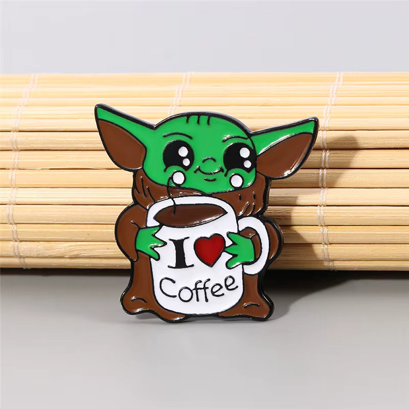 Star Wars Emaille-Pin, Der Mandalorianer Yoda Baby, Bunt - Bild 2