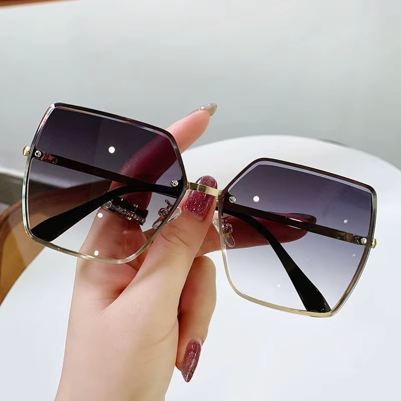BMAD Sonnenbrille, Metall, Vollrand, Square, Damen - Bild 1