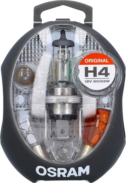 Osram H4 Ersatzlampen-Box mit transparenten Glasreflektoren - Bild 1