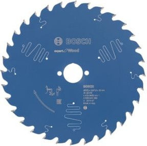 Bosch Expert for Wood Kreissägeblatt mit Carbide-Spitzen, Blau, Durchmesser: 225 mm, Bohrung: 30 mm, Dicke: 2,6 mm, 32 Zähne - Bild 1