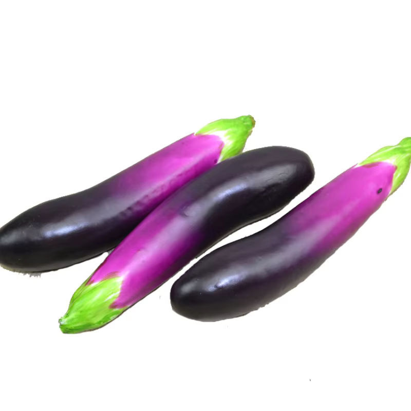 Künstliche Aubergine aus Schaum als Dekoration für deine Küche in Lila - Bild 4