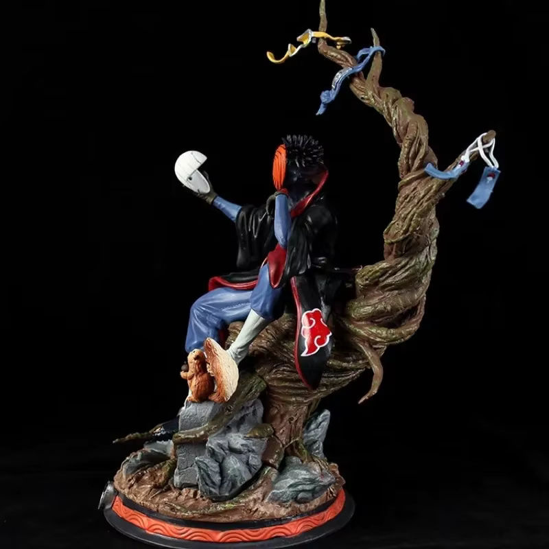 Bandai Naruto Akatsuki Tobi Uchiha Obito Figur aus PVC in Schwarz, Höhe: 32 cm - Bild 2