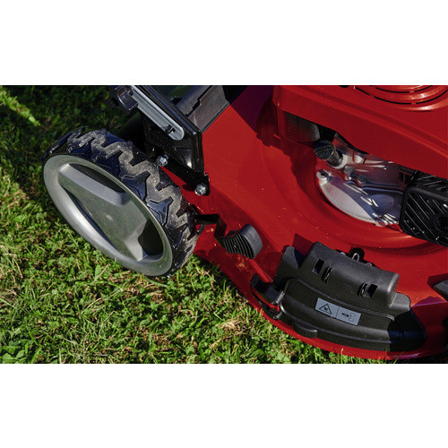 Einhell Benzin-Rasenmäher GC-PM 51/3 S HW in Rot mit Mulchadapter und Grasfangsack - Bild 4