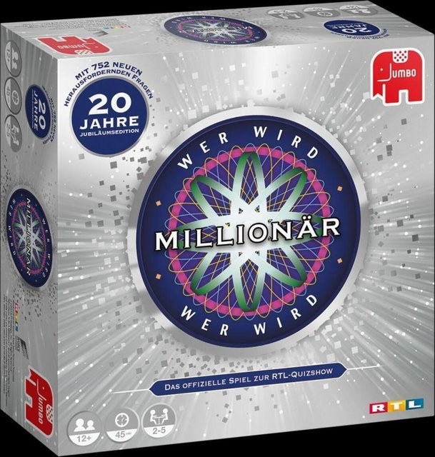 Jumbo Spiele GmbH Wer wird Millionär, Quizspiel, ab 12 Jahre - Bild 1
