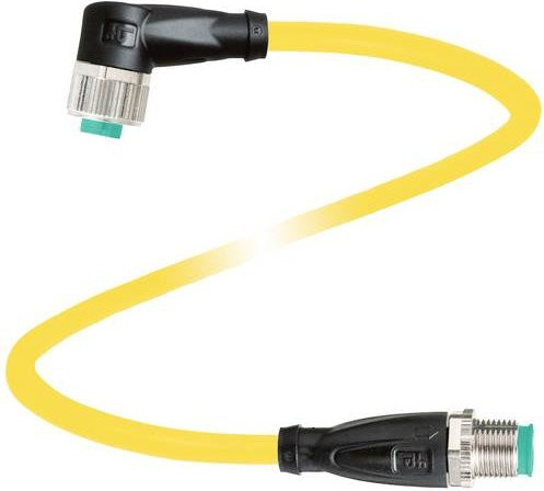 Pepperl+Fuchs 456591 Sensor-Aktor-Steckverbinder konfektioniert gelb 4-polig Länge: 1 m - Bild 1