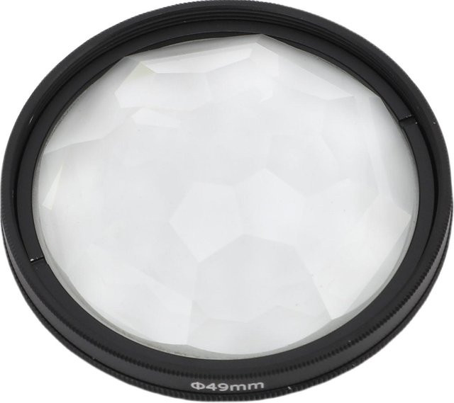 Koogeelife Kaleidoskop Prisma Objektivfilter aus optischem Glas für DSLR und spiegellose Kameras, 49mm, Weiß - Bild 1