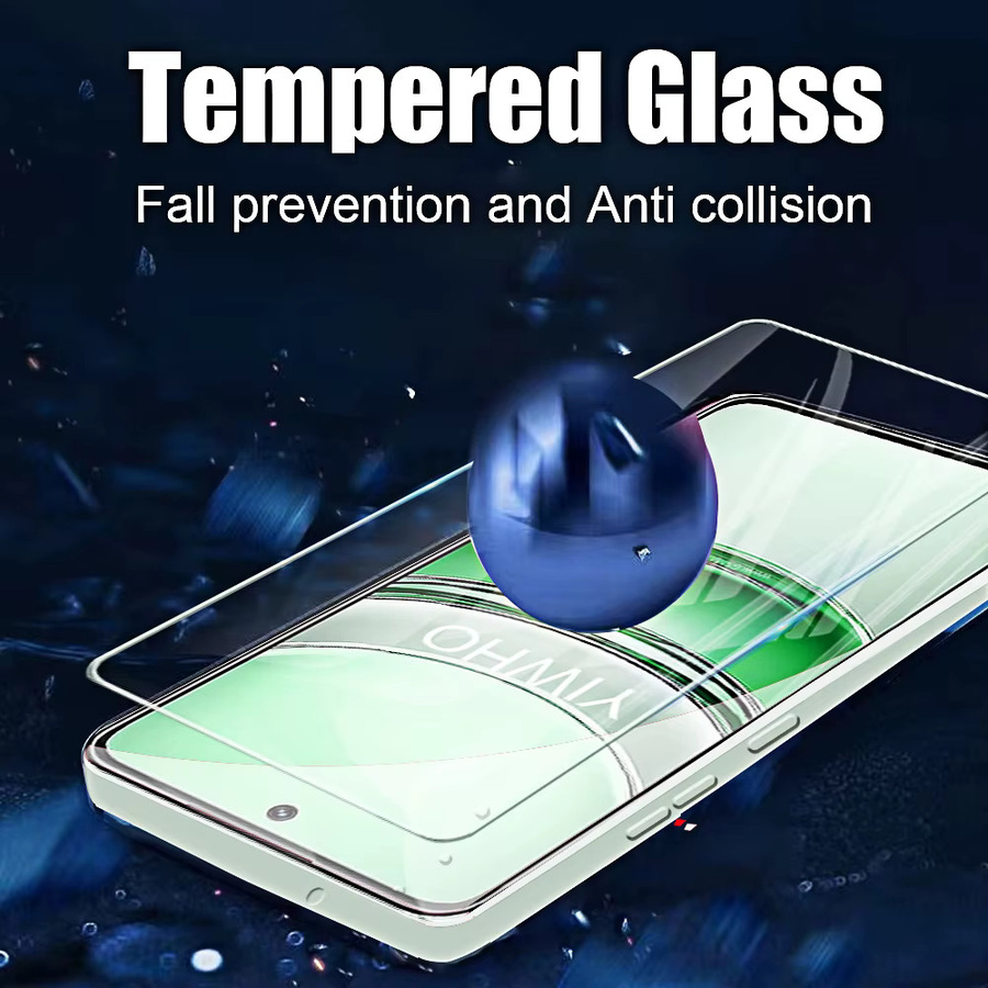 4er-Pack Displayschutzfolie aus gehärtetem Glas für Realme C73 C75 C71 C75x C67 C65 C63 C61 C55 C53 C51 4G 5G in Transparent mit vollständiger Abdeckung - Bild 3