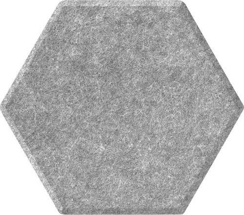 Magnetoplan Akustikschaumstoff Hexagon aus Polyester, B/H/T: 32 x 37 x 0,9 cm - Bild 1