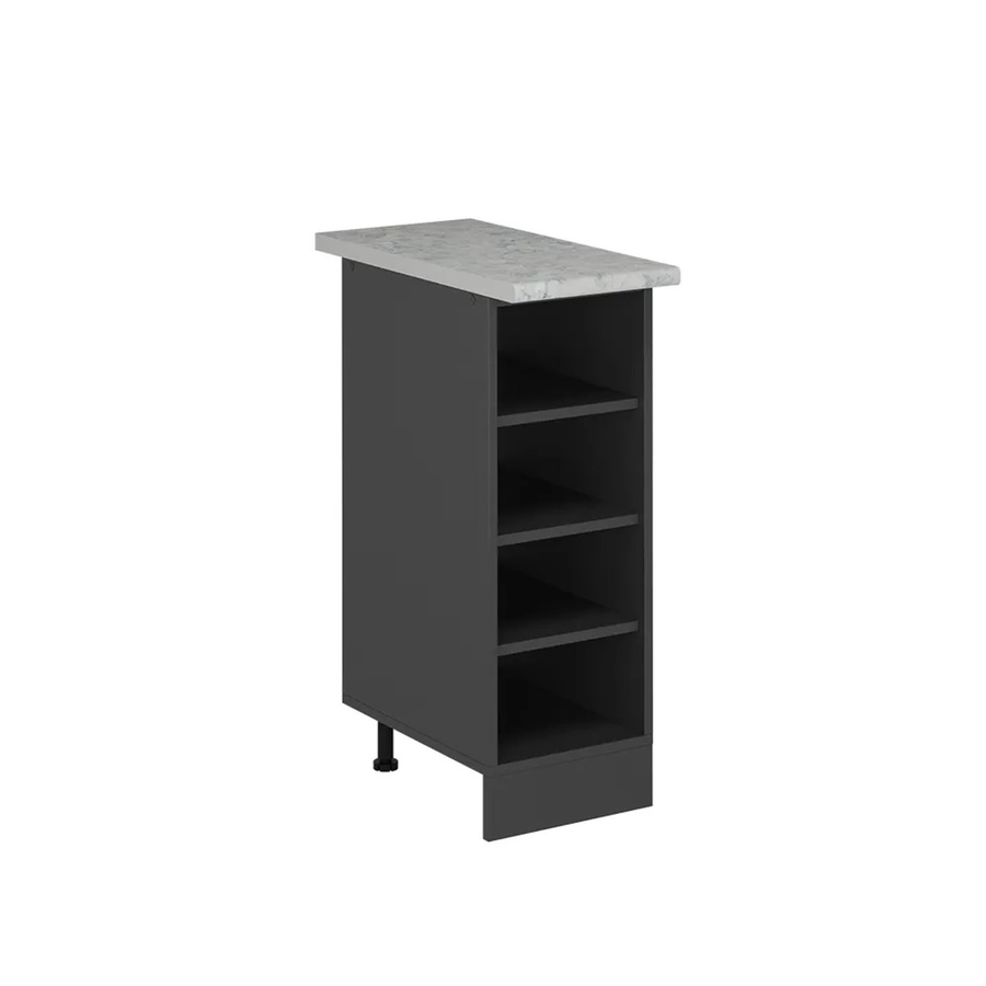 Vicco Küchenregal R-Line Offener Küchenschrank Anthrazit Marmor B/T/H: 30 x 17,8 x 81,6 cm - Bild 2